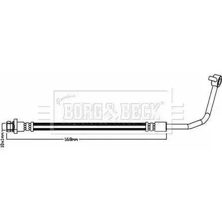 Тормозной шланг BORG & BECK LMSVR DL BBH8216 PGZGC5 3147909 изображение 0