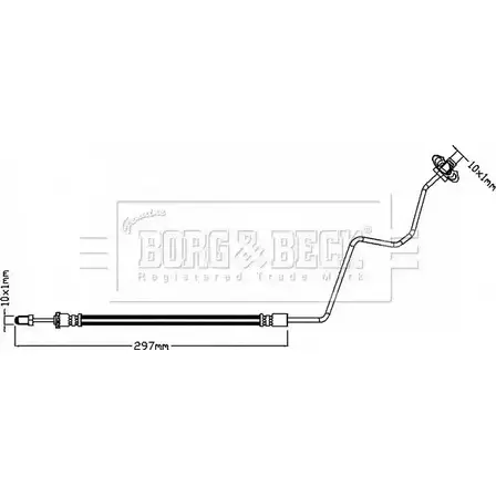 Тормозной шланг BORG & BECK BBH8320 ZRD 4E NKZ9DRU 3148010