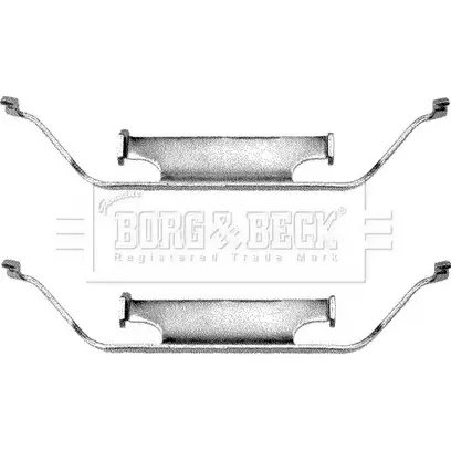 Ремкомплект тормозных колодок BORG & BECK BBK1011 F9PE E0X 3148722 M2OUM изображение 0