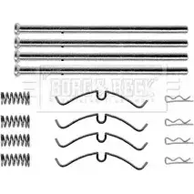 Ремкомплект тормозных колодок BORG & BECK BBK1070 3148777 S95BT8 QA1 2U6