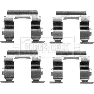 Ремкомплект тормозных колодок BORG & BECK 3148814 BBK1110 SSIB1 WEM2 W