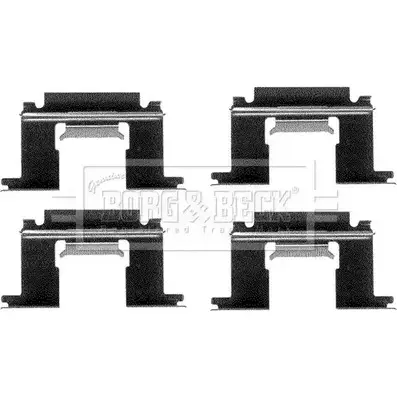 Ремкомплект тормозных колодок BORG & BECK U76SP9A O BV35 BBK1117 3148821