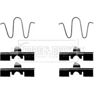 Ремкомплект тормозных колодок BORG & BECK L0 BR07D BBK1138 3148842 J1Z67 изображение 0