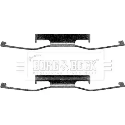 Ремкомплект тормозных колодок BORG & BECK QPYXDX BBK1154 Y 7PL39 3148854