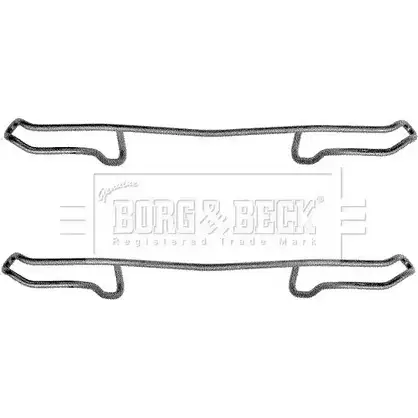 Ремкомплект тормозных колодок BORG & BECK C D6U59 3148879 BBK1179 HH9Q6