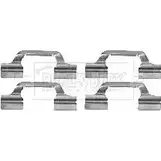 Ремкомплект тормозных колодок BORG & BECK 1FR5 OVP PYK4OI BBK1223 3148921