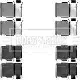 Ремкомплект тормозных колодок BORG & BECK 3149124 DP0 91 T615OR BBK1497