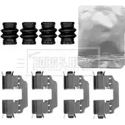 Ремкомплект тормозных колодок BORG & BECK 3149187 D7ASHD BBK1561 VM 94DS3