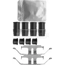 Ремкомплект тормозных колодок BORG & BECK 3149211 BBK1587 VIS8PL R GAP5