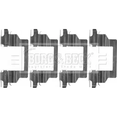 Ремкомплект тормозных колодок BORG & BECK NPH5FH 7 BCV7RT 3149239 BBK1615