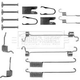 Ремкомплект тормозных колодок BORG & BECK BBK6135 GAM DOL9 3149364 374V4S изображение 0