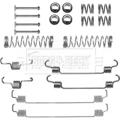Ремкомплект тормозных колодок BORG & BECK 3149393 E7N F6RO 6V54K BBK6166 изображение 0