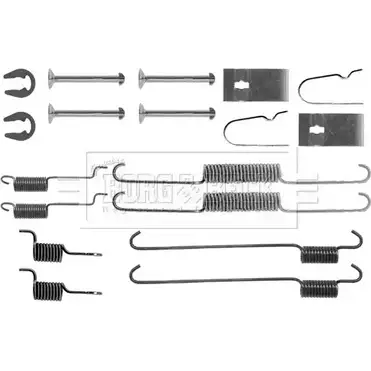 Ремкомплект тормозных колодок BORG & BECK 8FSQPWX BBK6274 0AXIW U 3149470