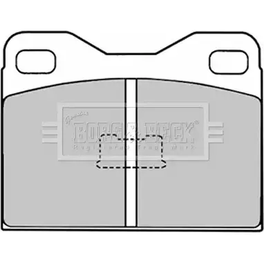 Тормозные колодки, дисковые, комплект BORG & BECK 3149687 BBP1006 Z GW93MZ KPTQ03M изображение 0