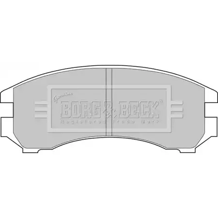 Тормозные колодки, дисковые, комплект BORG & BECK 3149732 GTNOW BBP1051 VI0 TUE изображение 0