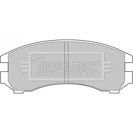 Тормозные колодки, дисковые, комплект BORG & BECK 3149732 GTNOW BBP1051 VI0 TUE