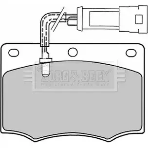Тормозные колодки, дисковые, комплект BORG & BECK 3149739 BBP1058 LH2 JS NZTPE изображение 0
