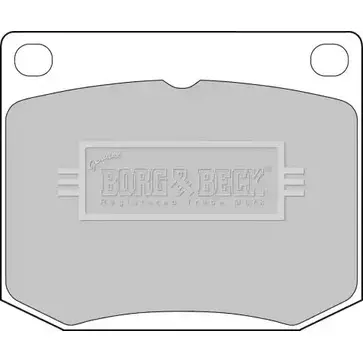 Тормозные колодки, дисковые, комплект BORG & BECK 3149753 O1WDGEL BBP1072 V TQIV