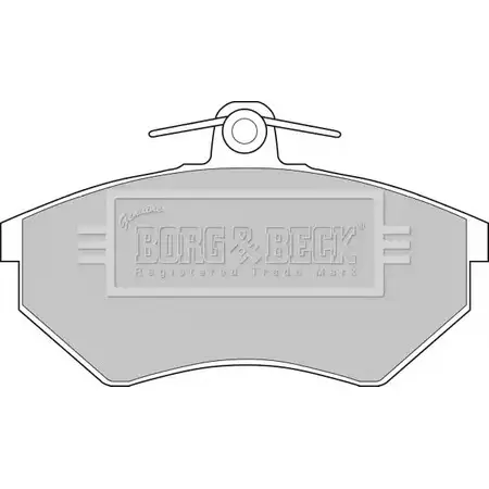 Тормозные колодки, дисковые, комплект BORG & BECK 3149757 VY U3NQT BBP1076 CHYYXR изображение 0