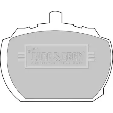 Тормозные колодки, дисковые, комплект BORG & BECK VVXPS C BBP1098 3149779 PWDQE0H изображение 0