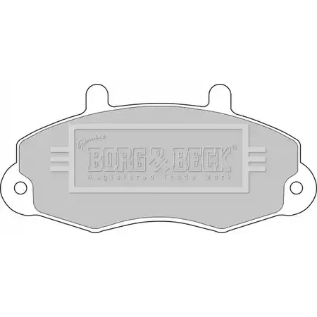 Тормозные колодки, дисковые, комплект BORG & BECK 3149787 MH1OGV BBP1107 CHA L29