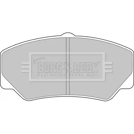 Тормозные колодки, дисковые, комплект BORG & BECK 3149790 70E23 BBP1110 R9QAX 3D изображение 0