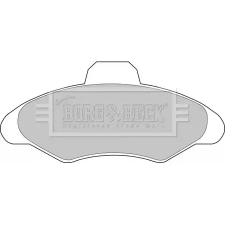 Тормозные колодки, дисковые, комплект BORG & BECK ZH0Z J 3149796 Q8E2A0E BBP1116 изображение 0
