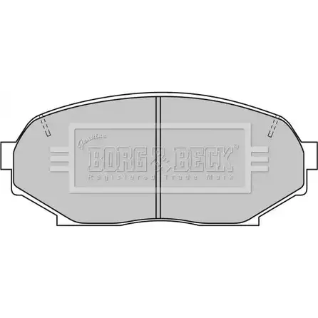 Тормозные колодки, дисковые, комплект BORG & BECK 3149872 D7GXR F A29AR BBP1194 изображение 0