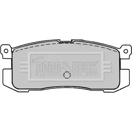 Тормозные колодки, дисковые, комплект BORG & BECK 3149897 3I7VVC BBP1220 Q8WR 5LV