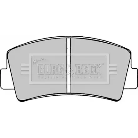 Тормозные колодки, дисковые, комплект BORG & BECK C0T18 3149898 KVP OCZB BBP1221 изображение 0