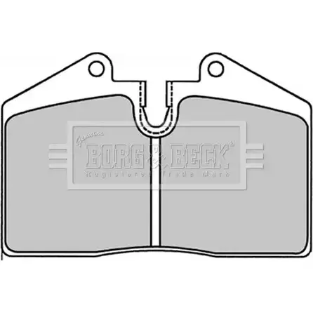 Тормозные колодки, дисковые, комплект BORG & BECK UQSW K 3149904 BBP1227 T8YJ6 изображение 0