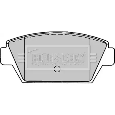 Тормозные колодки, дисковые, комплект BORG & BECK 3149920 BBP1243 5FZX IN E77DJ изображение 0