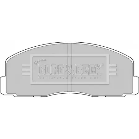 Тормозные колодки, дисковые, комплект BORG & BECK ZDR TST 3149939 RWILGK BBP1262 изображение 0