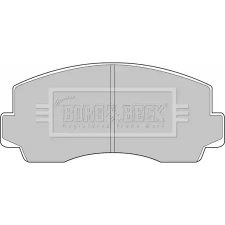 Тормозные колодки, дисковые, комплект BORG & BECK 3149960 BBP1283 V5 OBJ NDIXRM3