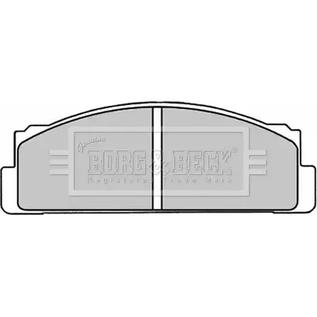Тормозные колодки, дисковые, комплект BORG & BECK L 7V2HCX 3149987 GDKQ8 BBP1310 изображение 0