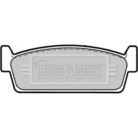 Тормозные колодки, дисковые, комплект BORG & BECK 3150045 5FN6DB E0MF8 KH BBP1374 изображение 0