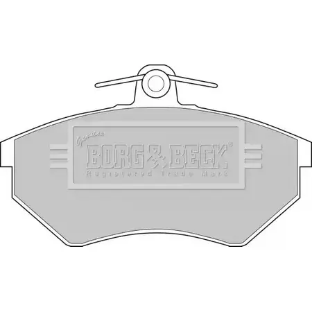 Тормозные колодки, дисковые, комплект BORG & BECK 3150075 3Z0OU L SFHC601 BBP1406 изображение 0