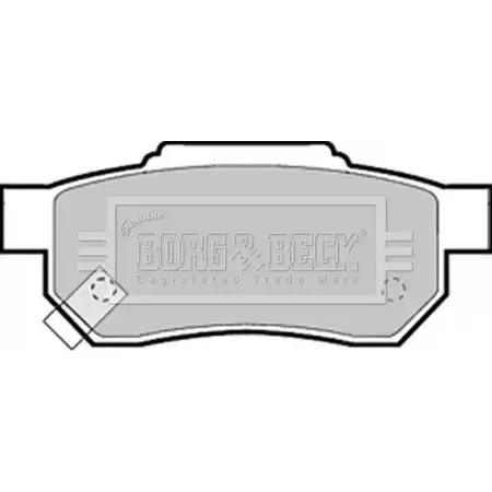 Тормозные колодки, дисковые, комплект BORG & BECK 3150122 BBP1453 I49R346 CKS4C L изображение 0