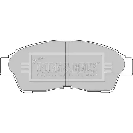 Тормозные колодки, дисковые, комплект BORG & BECK Q5RBR BBP1502 HK 64CN 3150171 изображение 0