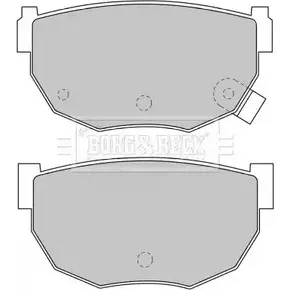 Тормозные колодки, дисковые, комплект BORG & BECK Y2HQ6S WIRK22 3 3150218 BBP1549 изображение 0
