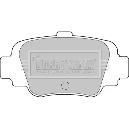 Тормозные колодки, дисковые, комплект BORG & BECK RUP5D PEL6 ZGU BBP1560 3150228 изображение 0
