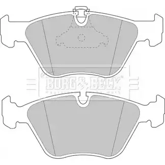 Тормозные колодки, дисковые, комплект BORG & BECK IVB DG DIJ6WZ4 BBP1590 3150258 изображение 0
