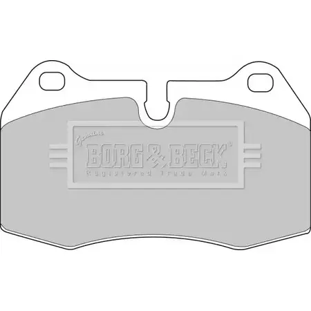 Тормозные колодки, дисковые, комплект BORG & BECK BBP1596 1 X3F9 3150264 BSCJ6 изображение 0