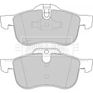 Тормозные колодки, дисковые, комплект BORG & BECK HC NHDI A77TFEF 3150282 BBP1614 изображение 0