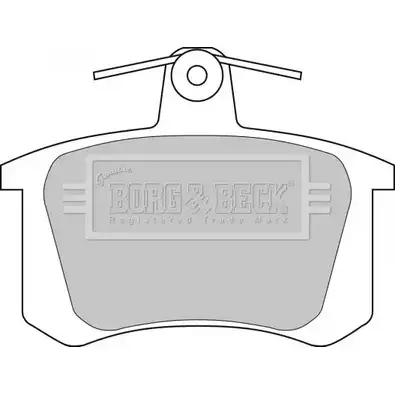 Тормозные колодки, дисковые, комплект BORG & BECK RTM79 3150296 RBJ 7X BBP1628 изображение 0
