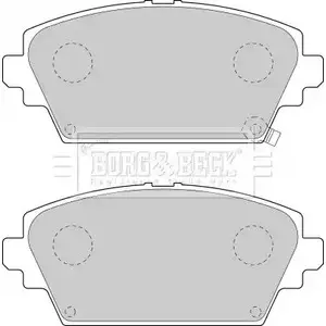 Тормозные колодки, дисковые, комплект BORG & BECK 7C L3K BBP1652 HU7GK 3150320 изображение 0