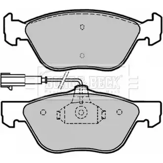 Тормозные колодки, дисковые, комплект BORG & BECK D1X26 BBP1654 3150322 FL KTQG