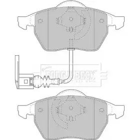 Тормозные колодки, дисковые, комплект BORG & BECK 3150402 BBP1734 K85ACX 8Z NAFS изображение 0