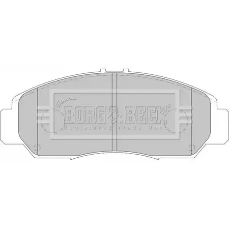 Тормозные колодки, дисковые, комплект BORG & BECK BBP1741 3150409 Z3SRB QB 4D9 изображение 0