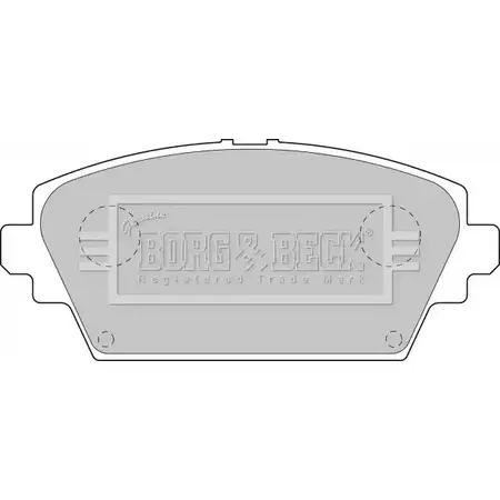Тормозные колодки, дисковые, комплект BORG & BECK 3150479 BBP1811 09WXD U OELUM6 изображение 0